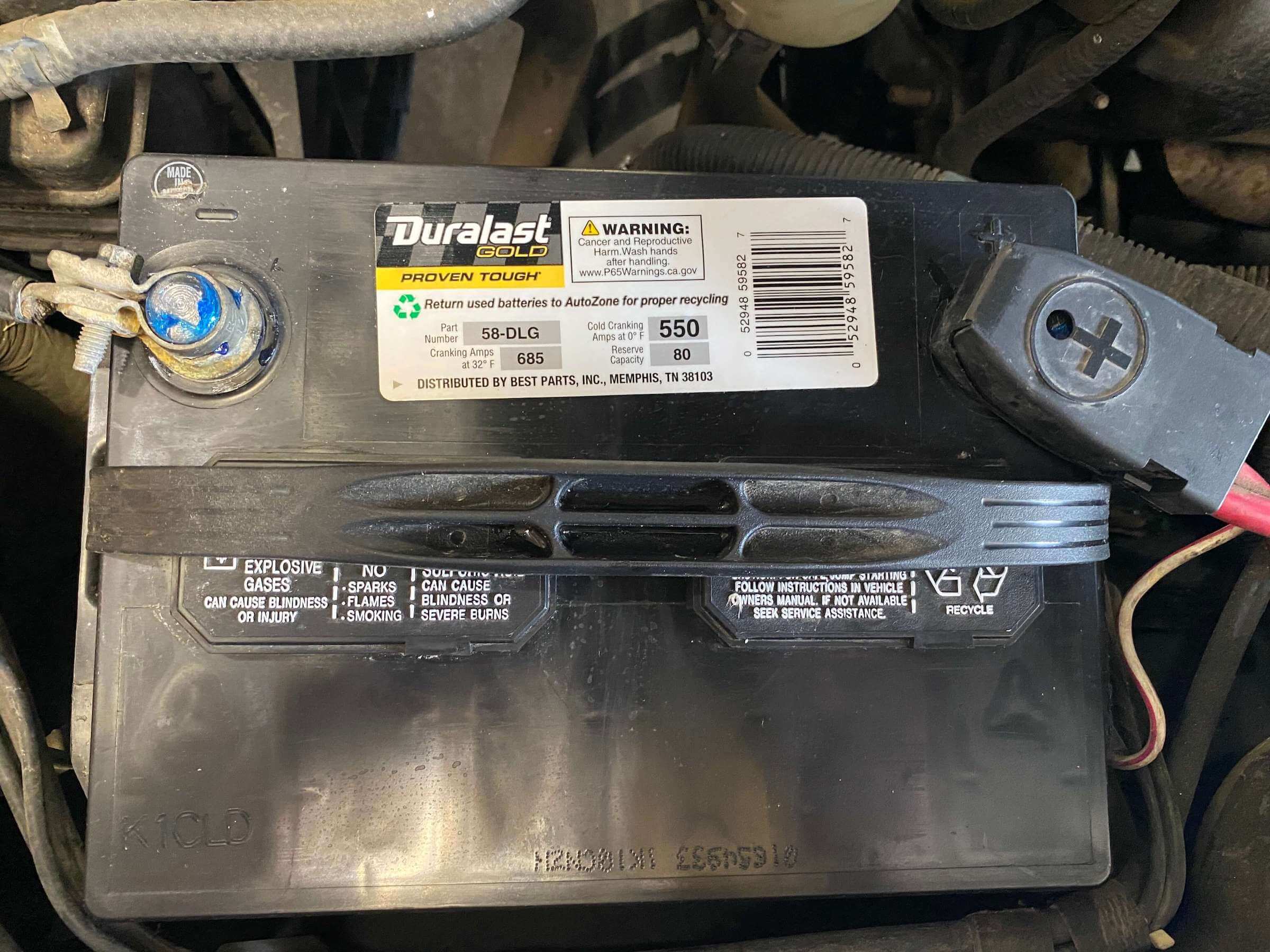 Battery Check Cover Photo